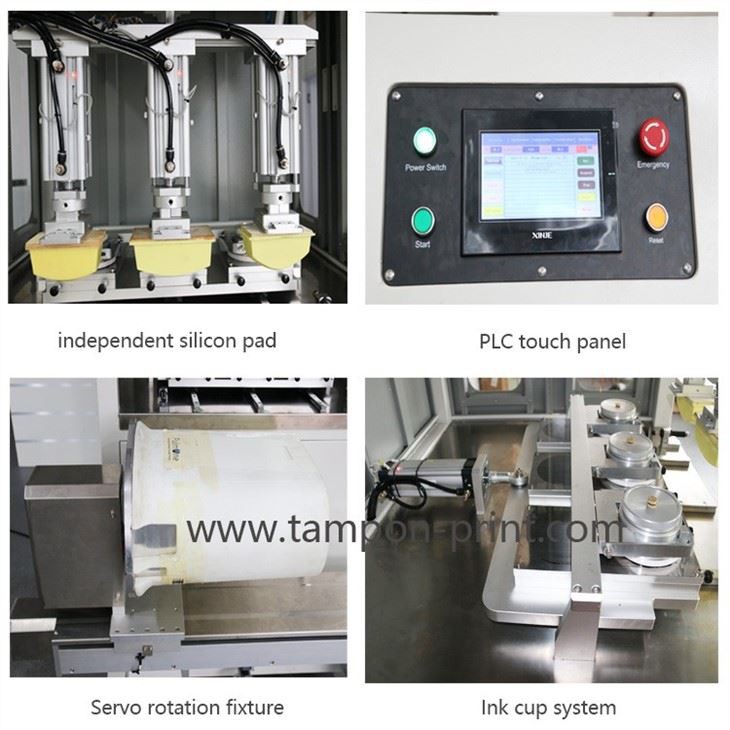 Pneumatic Rotating Ink Pad Printer
