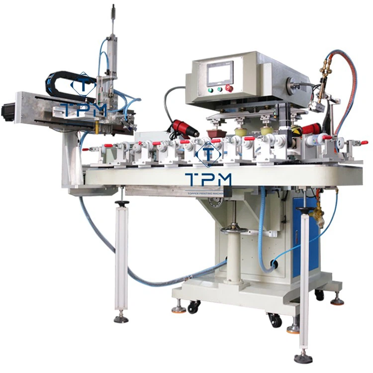 Different Shapes Babay Bottle Rotary Pad Printing Machine